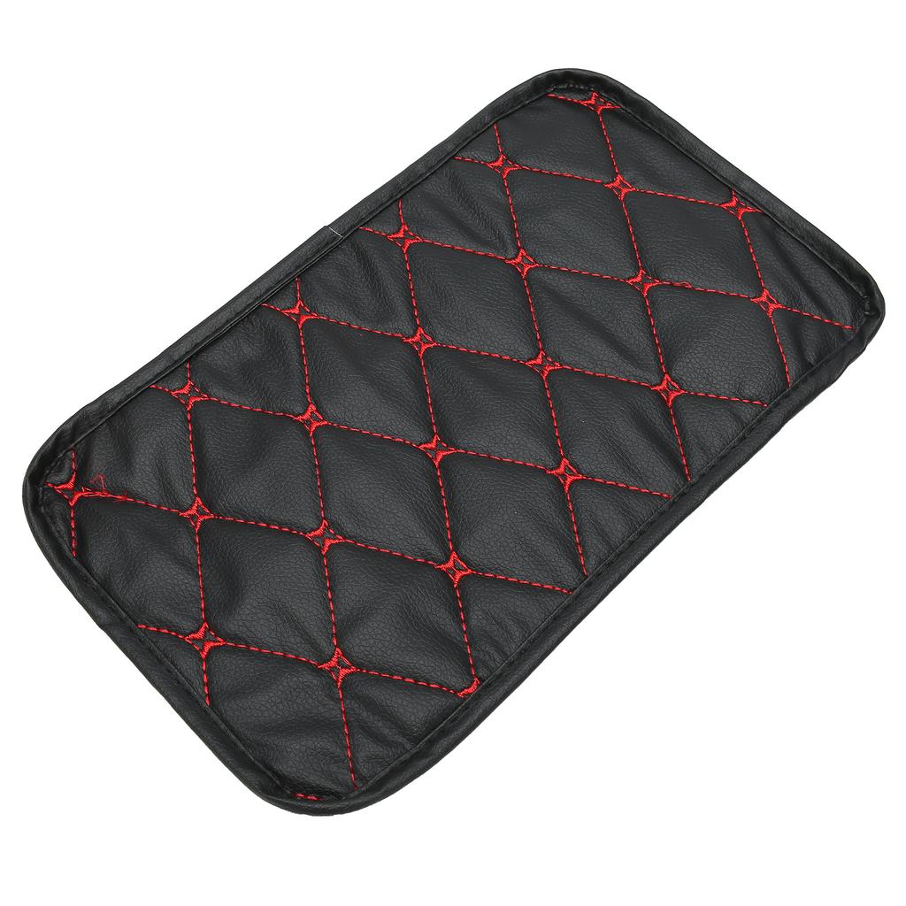 Armrest Box Mat Waterproof Dustproof PU Lther Mat Storage Box Cover Pad for Car Use