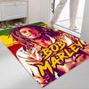 Vibrant Rasta Music Fusion Carpet Living Room and Bedroom Mats Doormat Dormitory Decoration Bathroom Mat Protective Pad