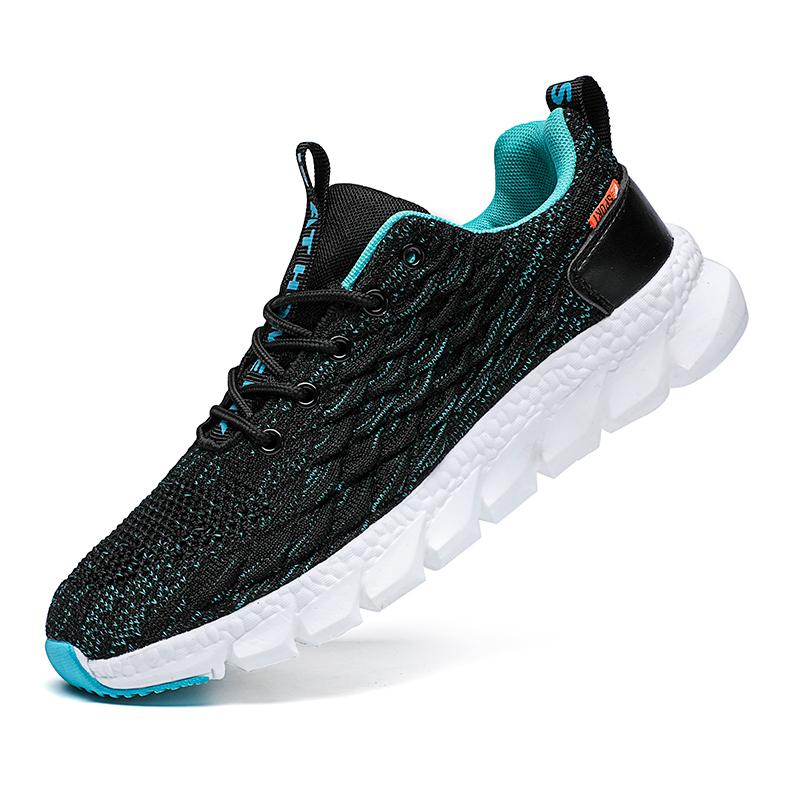 Knitted Men's Running Shoes Light Casual Sports Shoes Outdoor Trainers Man Training Sports Shoes Soft Sole Casual Sneakers
