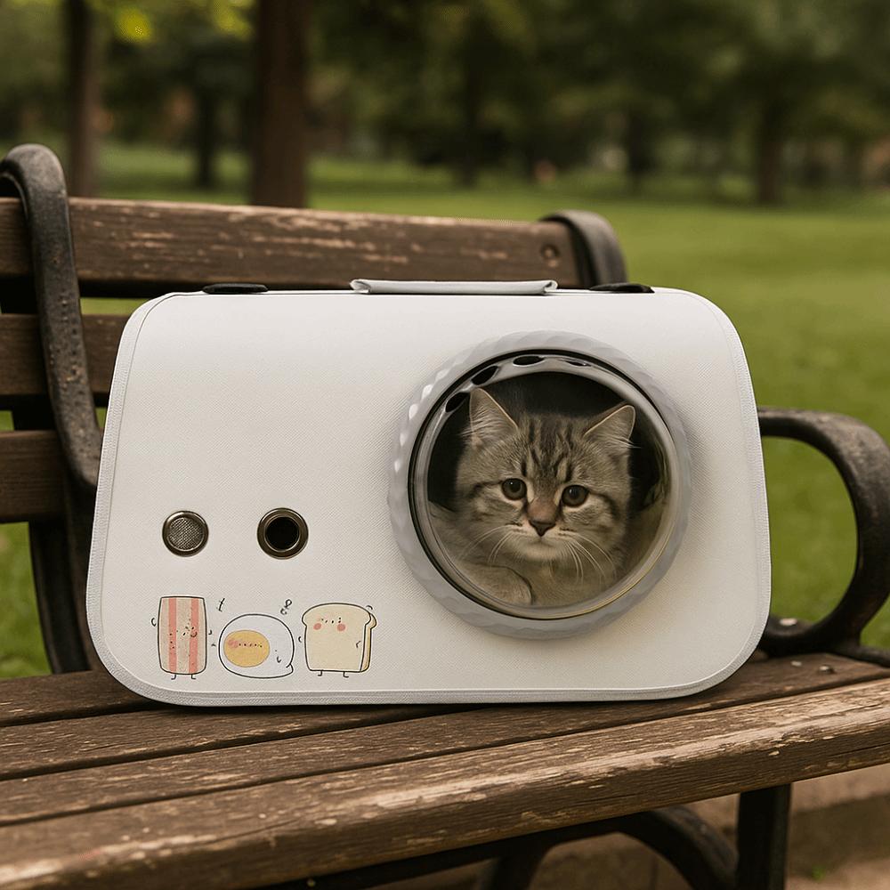 Breathable Space Capsule Pet Carrier Classic Cat Carrying Bag Pet Carry Backpack  Outdoor Travel
