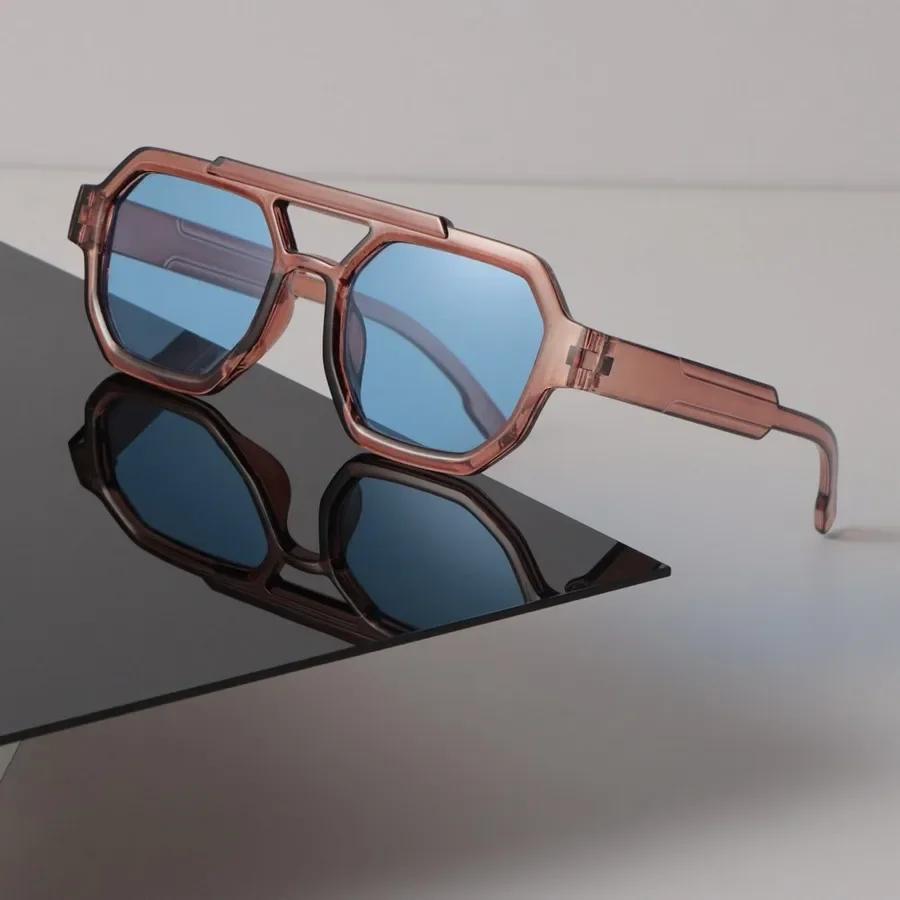 Fashion Sunglasses Women Men Square Mirror Clear Retro Eyewear Sexy Designer Brand Black Sun Glasses For Female Male