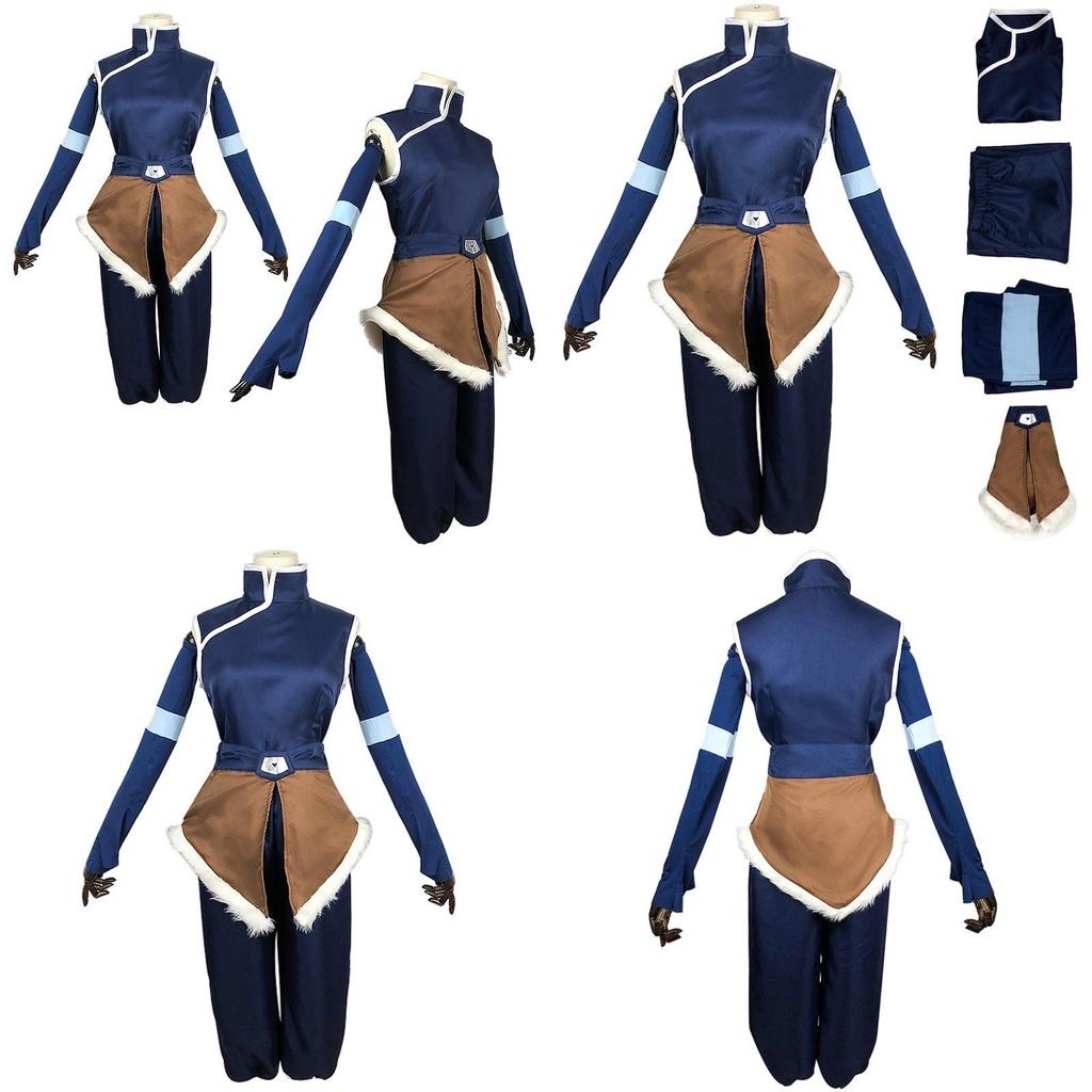 Stylish Avatar The Legend Of Korra Costume Suit Ideal For Cosplay Events
