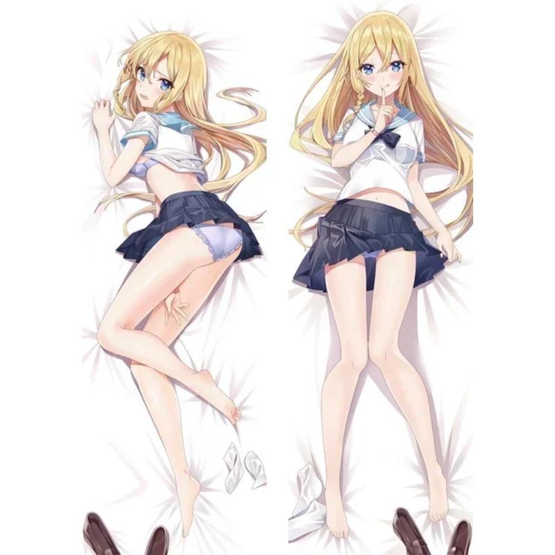180cm Anime Giapponese Kaguya-sama: L'amore è guerra Fujiwara Chika Dakimakura Otaku Maschio Copricuscino Corpo Intero Federa Cuscino da Lancio Regalo