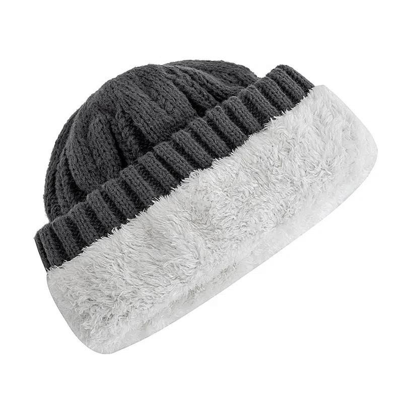 Pălării Noi Unisex Călduroase de Iarnă Pălărie Beanie Fashion Streetwear Pentru Femei Cuplu Exterior Pălărie Tricotată de Iarnă