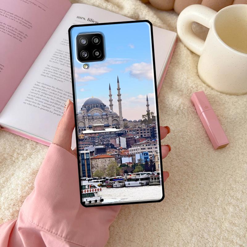 Turkey Istanbul Scenery Building Case For Samsung Galaxy A54 A34 A14 A13 A12 A22 A32 A52 A72 A51 A71 A53 A52S Back Cover