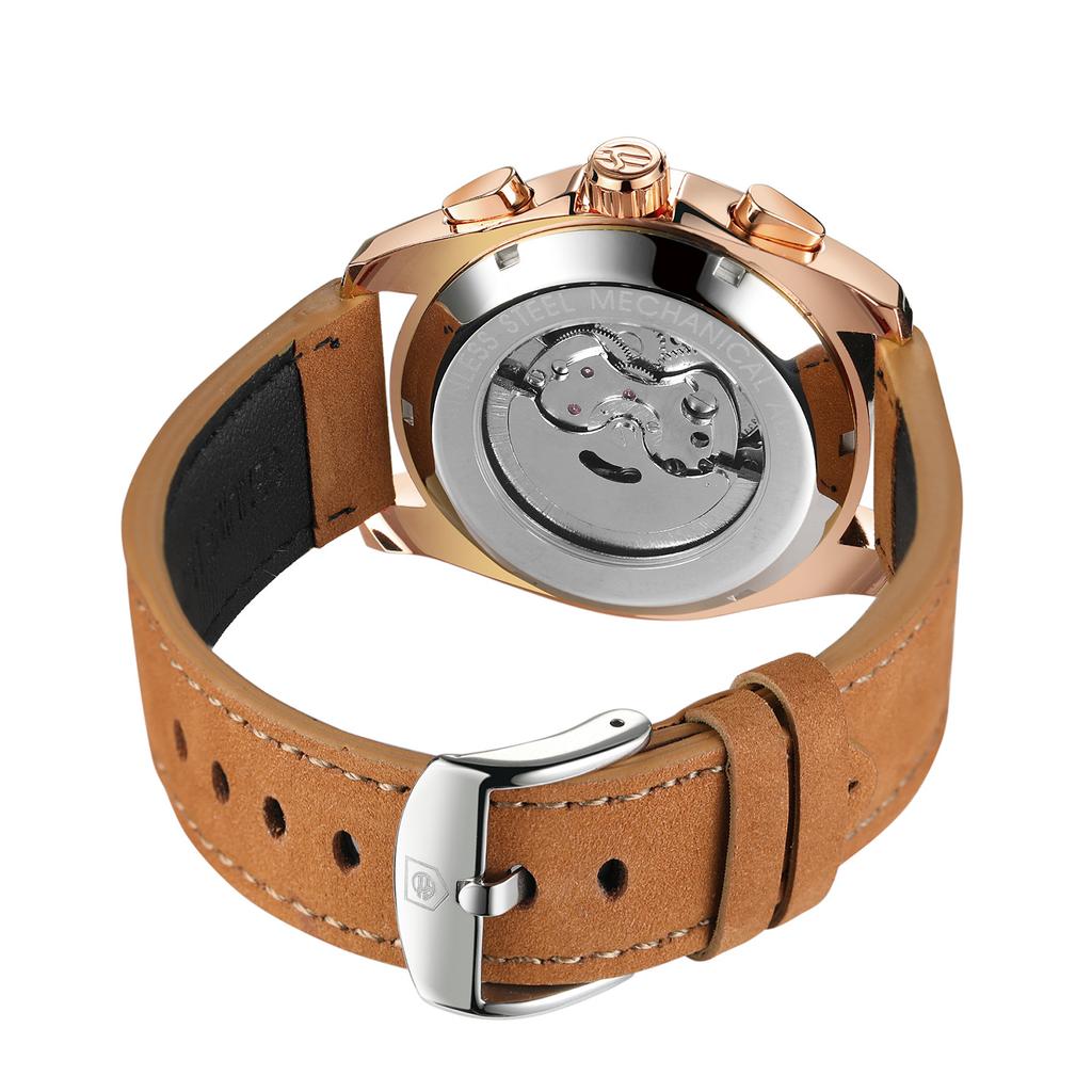 Forsing Men's Fashion Leisure Mechanical Machine Multifunctional Mechanical Watch