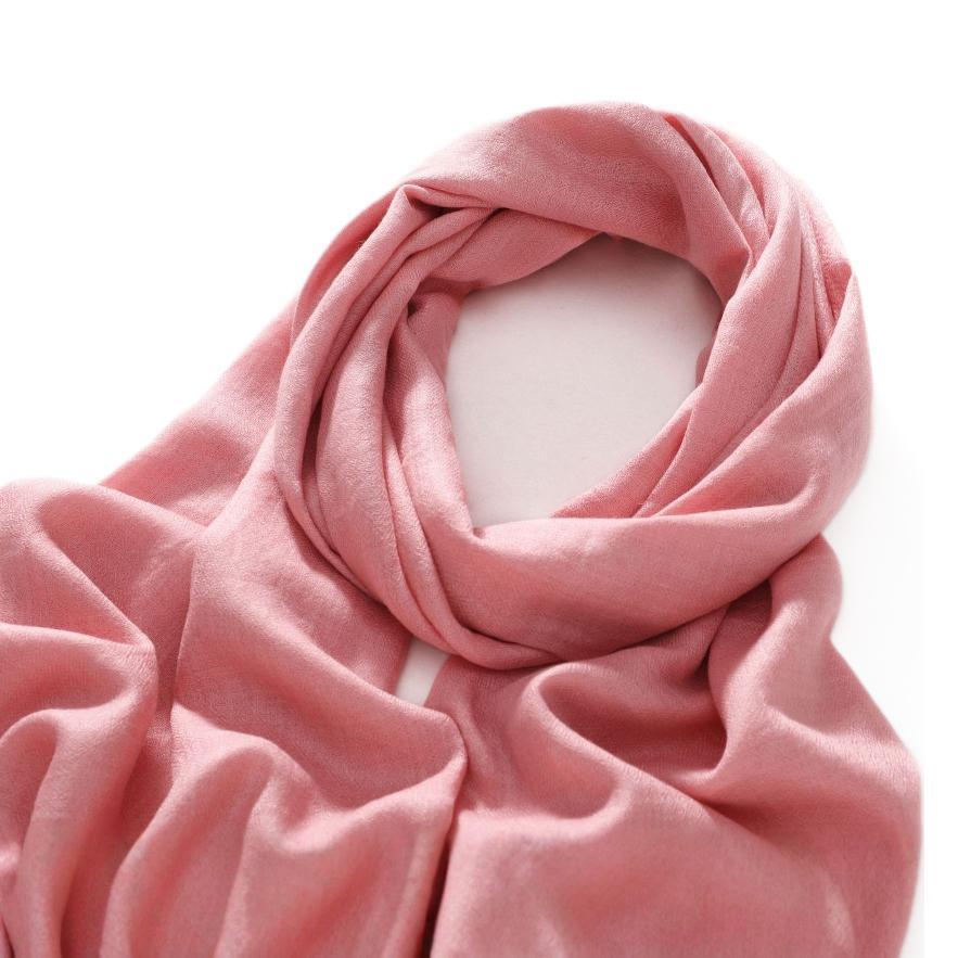 New Ultra-thin Fiber Solid Color Macaron Scarf Women's Winter Fashion Cotton and Linen Shawl Fringed Warm