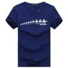 Men's Casual Fashion T-shirt Cotton Men's Short Sleeved T-shirt