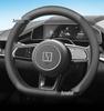 ZEEKR 001 Steering Wheel Cover: Genuine Leather, Ultra-Thin, Non-Slip, Breathable - Perfect for New Energy Vehicles