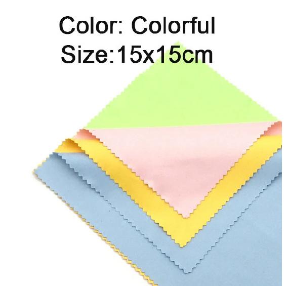 100pcs 230gsm Needle 1 Glasses Lens Microfiber Cleaning Cloth Eyeglasses Cleaner Wipe 15x15cm 17x14cm Colorful Grey White Black Colorful 15x15cm
