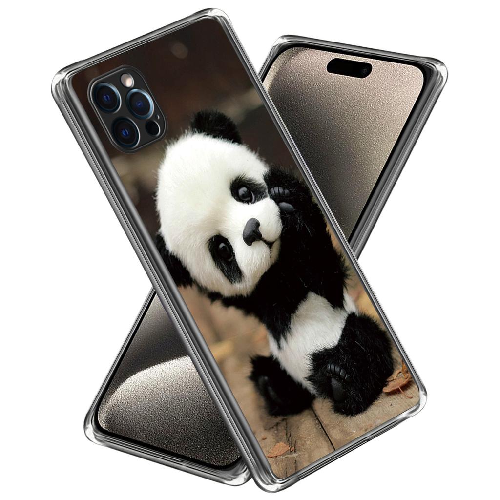 For iPhone 16 Pro Case Pattern Printed Shockproof TPU Phone Cover