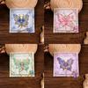 Elegant Butterfly Shape Metal Bookmarks with Chain Pendant Books Page Marker Reading Aid for Book Lover Readers Writers
