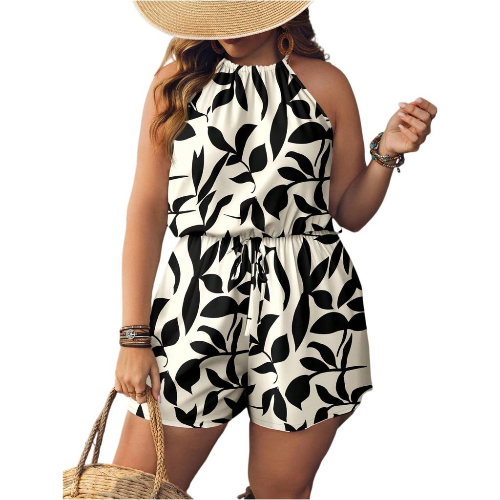 Women's Fashionable Casual -color One-piece Pants