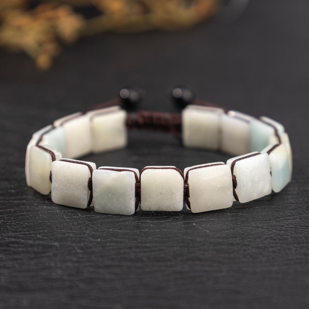 Crystal bracelet, natural amethyst bead, bracelet, natural stone, adjustable wristband,Christmas gift, Valentine's Day gift, girlfriend gift