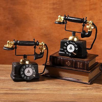 Amerikanisches Retro-Telefon Display Heim Wohnzimmer Weinschrank Dekoration Bar Requisiten Nostalgisches Telefonmodell Ya775