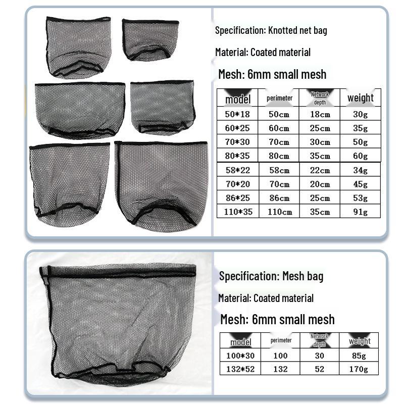 

Thickened Quick-Dry Hand-Sewn Non-Snagging Adhesive Net Bag 50cm Circumference, 18cm Depth (Sewn)