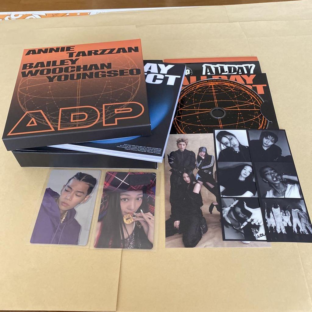 [USED] ALLDAY PROJECT FAMOUS opened, no missing items.