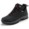 High-top velvet thermal snow boots High-top men's lace-up sports shoes Outdoor hiking shoes