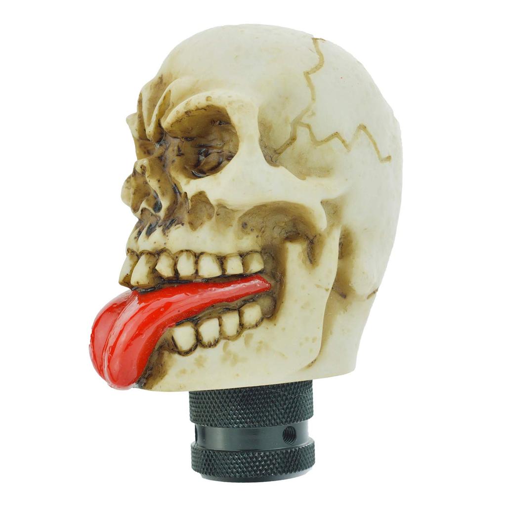 Bashineng Car Auto Gear Stick Shift Knob Large Tongue Skull Transmission Shifter Knob Head