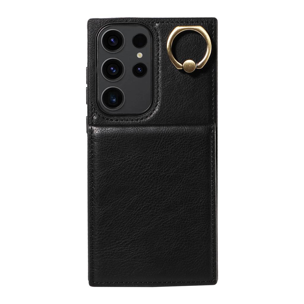 Ring Bracket Vertical Opening Wallet Card Slot Phone Case for Samsung Galaxy S22,S23,S24,A05,A12,A13,A14,A15,A52,A72,A22,A32,A33,A53,A73,A23,A24...