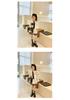 Spring Girls' Academy Long Sleeve Lapel Shirt - Korean Style for Medium and Large Girls