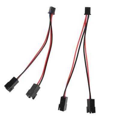 2Pcs JST XH 2.54mm 2 Pin Electrical Connectors for 3D Indoor Plane and Sparkling Light Applications