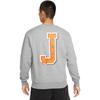Jordan Sweatshirts Men's Carbon Gray Crew Neck Moderate Regular FD0594-091