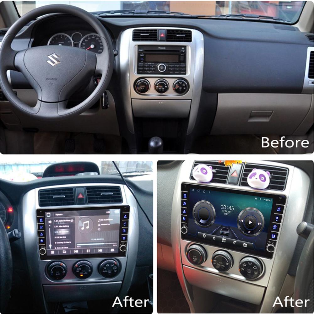 Pentru Suzuki Liana 2004-2013 Cu Buton Buton Android Radio Auto Player Multimedia Navigation Stereo GPS 2 Din Carplay 2+32GB