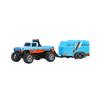 Non-Toxic Mini Rc Car 1/64 Scale Mini Remote Control Monster Truck With Trailer 2.4Ghz & App Remote Control Rechargeable Alloy Shell Mi