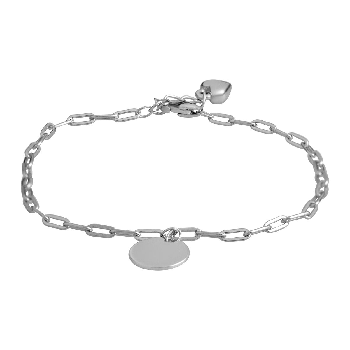 

Срібний браслет без каміння (2138020) 17-20cm