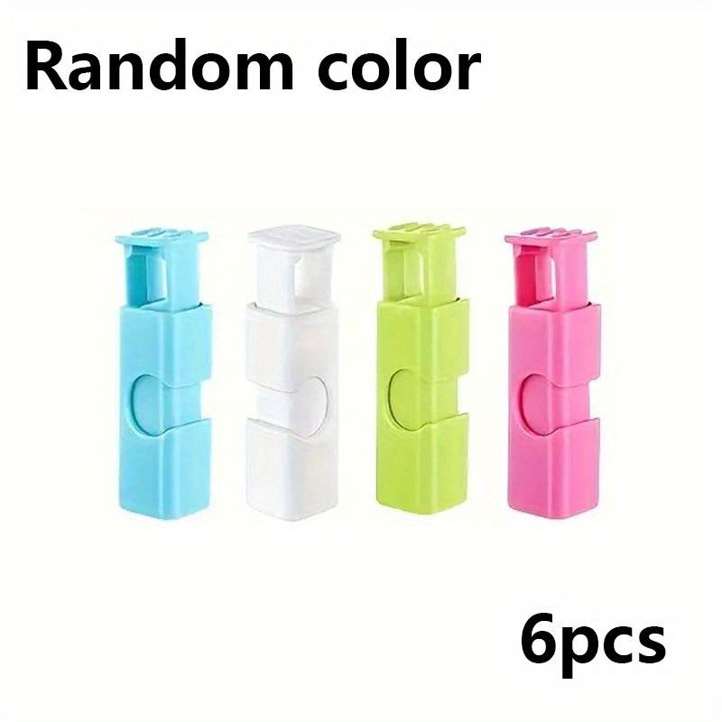 6pcs Bread Bag Clips, Food Sealing Clips, Suitable For Sealing Various Bags, Kitchen Supplies, Moisture-proof Fresh-keeping Clips,Plastic Bag Sealing