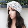 Wool Thicken Knitting Wide Headband For Women Plush Lined Headwrap Turban Hairbands Autumn Winter Wide Elastic Hair Bands