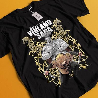 Vinland Saga T-Shirt Thorfinn Shirt Askeladd Tshirt Thorkell Warrior Tee Anime