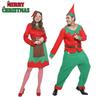 Elf Adults Christmas Cosplay Costume Couple Outfits Fancy Dress Party Role Play