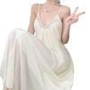 French Pure Desire V-neck Spaghetti Strap Dress: High-end, Fairy-like, Slimming Beach Vacation Outfit