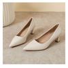 Women's Pointed Toe Block High Heels Professional Office Work Shoes Elegant Commuter Pumps