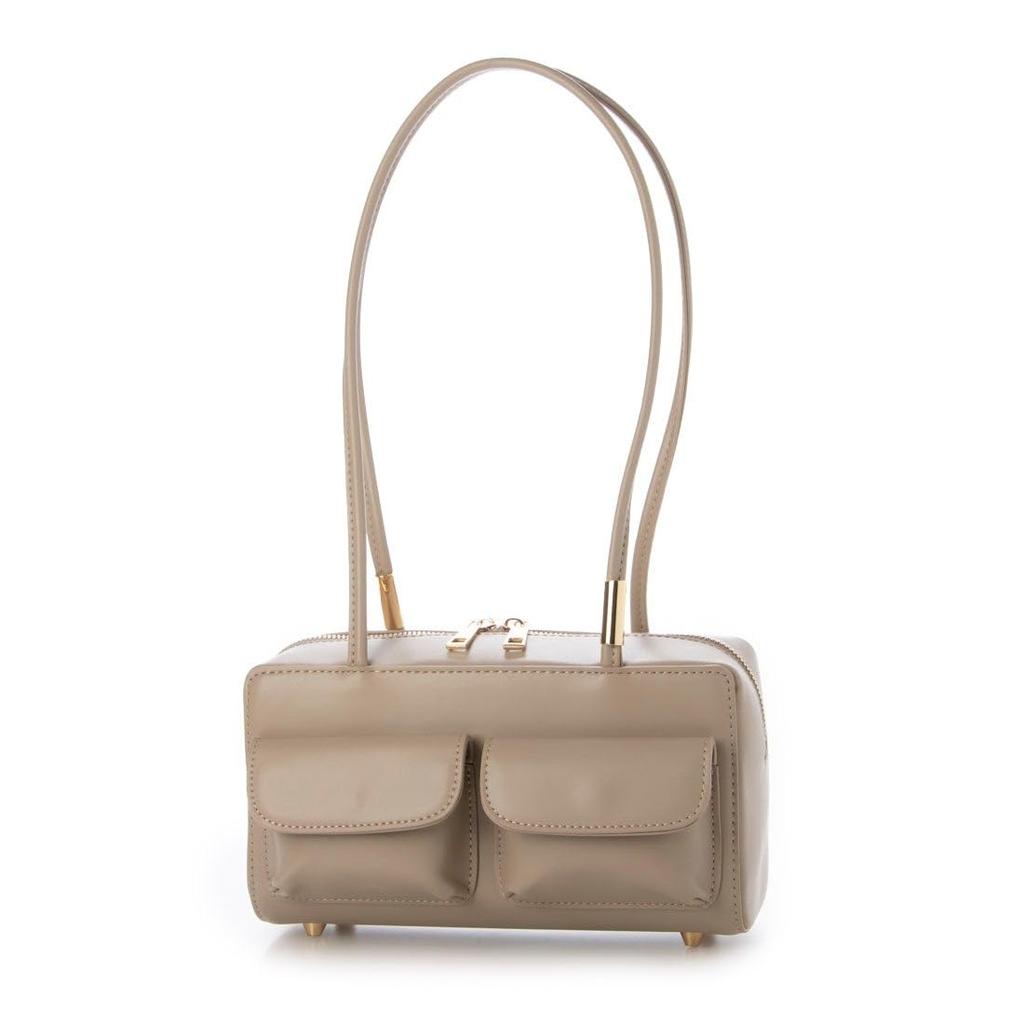 Kashkash Boston-Tasche mit langem Griff und doppelter Tasche 10-00-01320 Damen