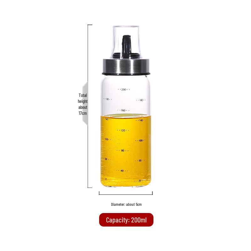 UOSU 300ml Glass Oil & Vinegar Dispenser Set (2-pack)