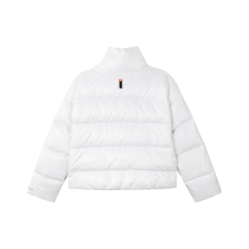 Nike Solid Color Straight Long Sleeve Down Jacket Women Outerwear White DH4080-100
