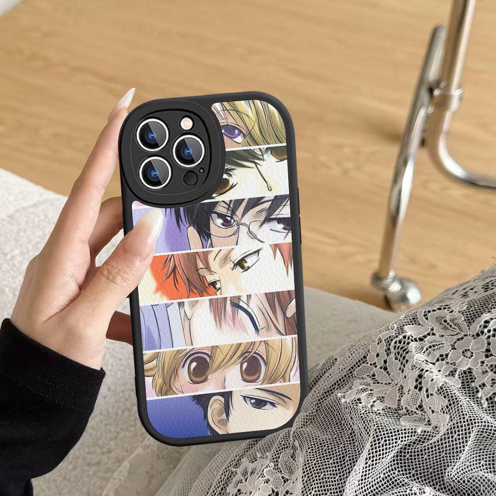 

Кожаный чехол для телефона Ouran High School Host Club для iPhone 16 15 14 Pro Max Plus 13 12 11 Силиконовый чехол iPhone 15pro max