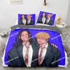 3D Anime Tokyo Avengers Manjiro Sano Bedding Set Printed Single Comforter Duvet Cover Pillow Case 3 Pieces Sets Kids Adult Size