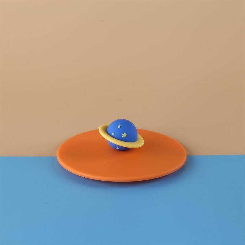 Universal Sandblasted Thickened Silicone Cup Lid - Dust-proof Design - Cute Star-shaped Food-grade Cup Lid