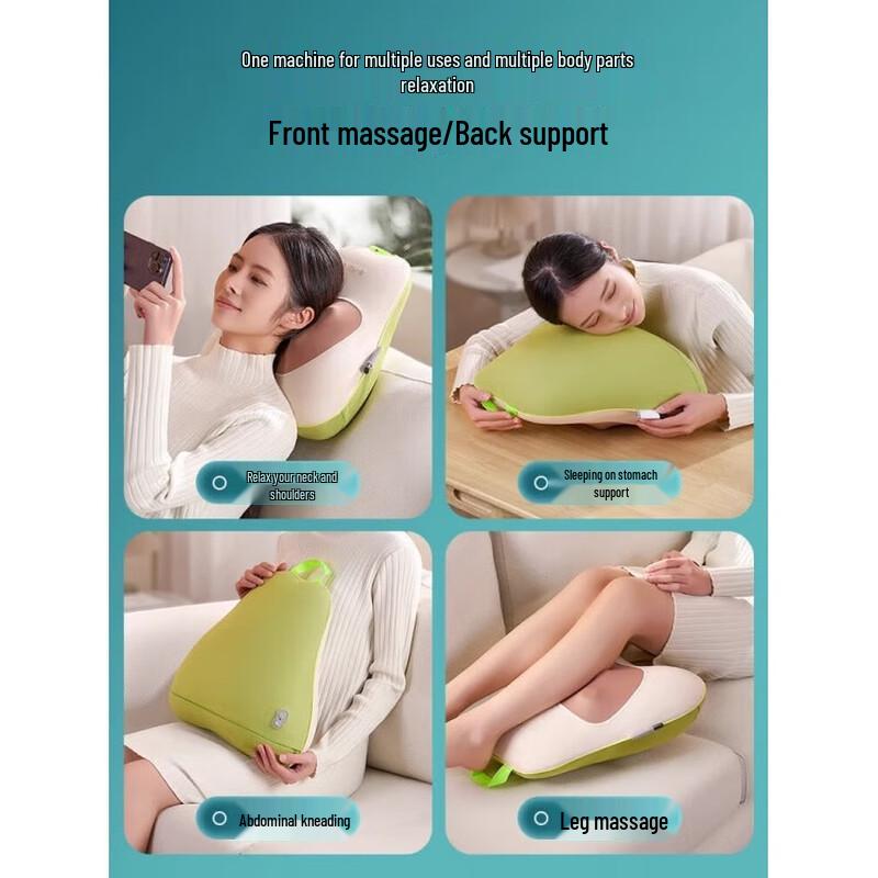 AUX Dual-Zone Kneading Massage Cushion