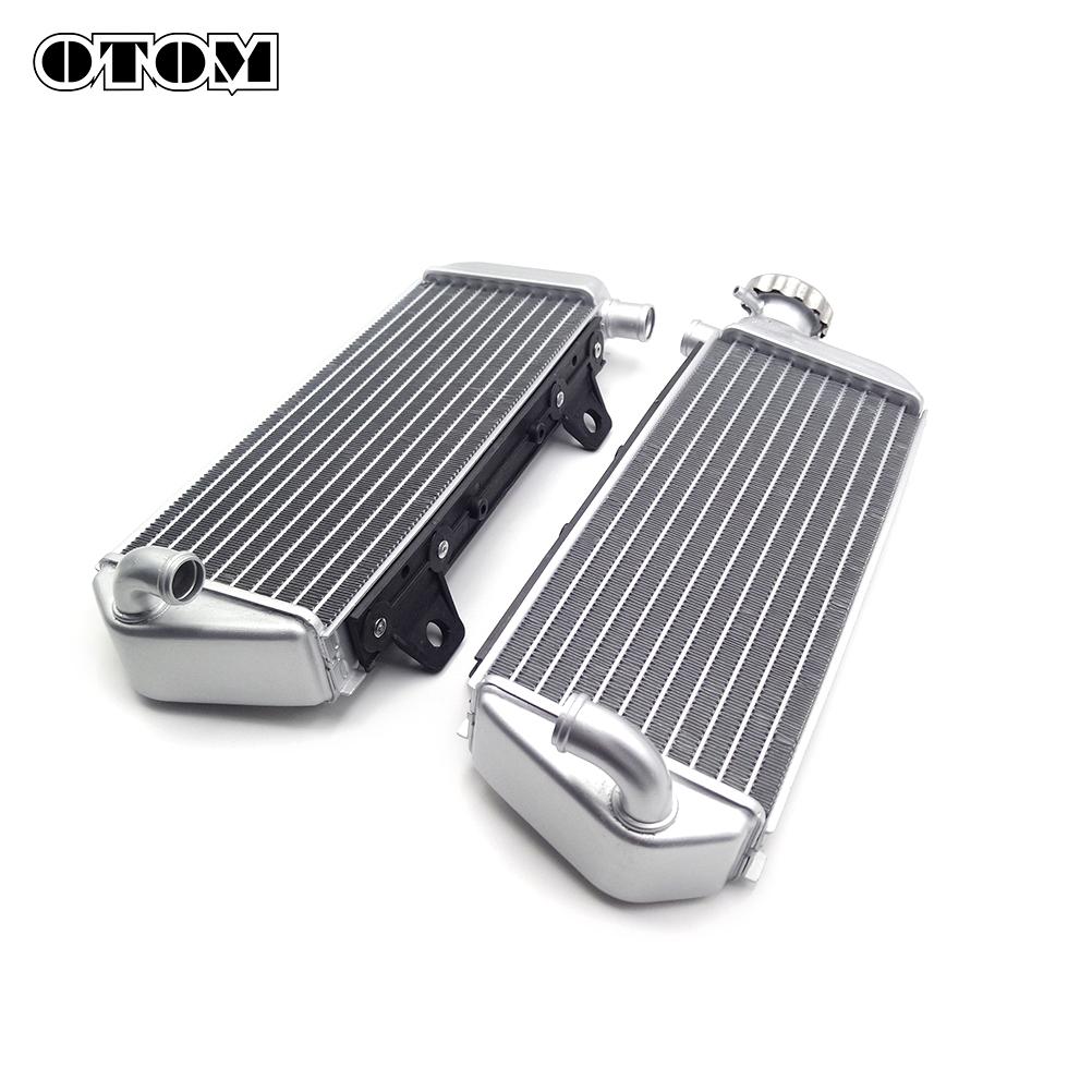 OTOM 2023 Motorcycle Radiator Left Right Engine Cooler Cooling For KTM SXF XCFW SMR HUSQVARNA FC FE GASGAS ECF MCF 4-stroke Bike