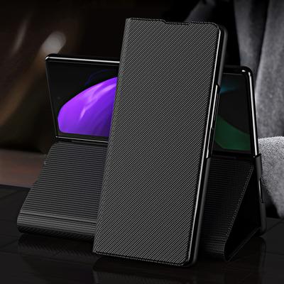 Wygodne skórzane etui portfelowe na Samsunga Galaxy Z Fold 3 4 Fold4 Fold3 Fold2 5g Fold 2 Antypoślizgowe etui na telefon