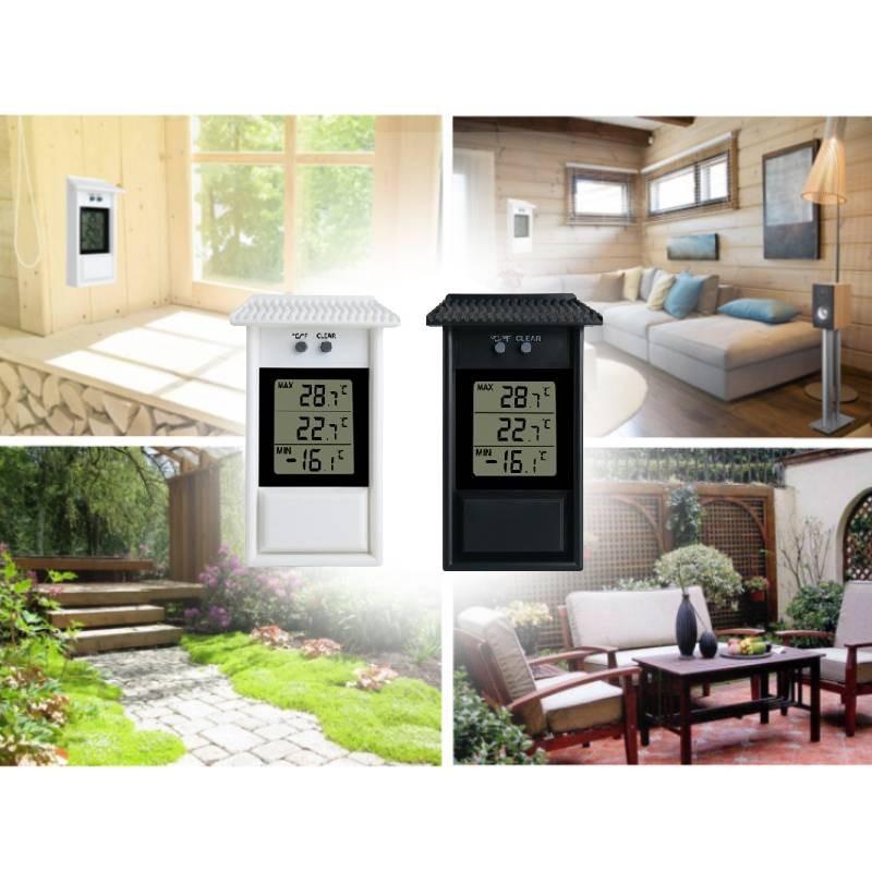 Versatile Indoor And Outdoor Temperature Measurement Thermometer For Home Garden Use