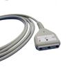 Compatible for Popular,Din style, 3/5-Channel, ECG Recorder Patient Cable, Replacement ECG Lead Wires Cable Adapter, Use for Companion ECG Lead Wires
