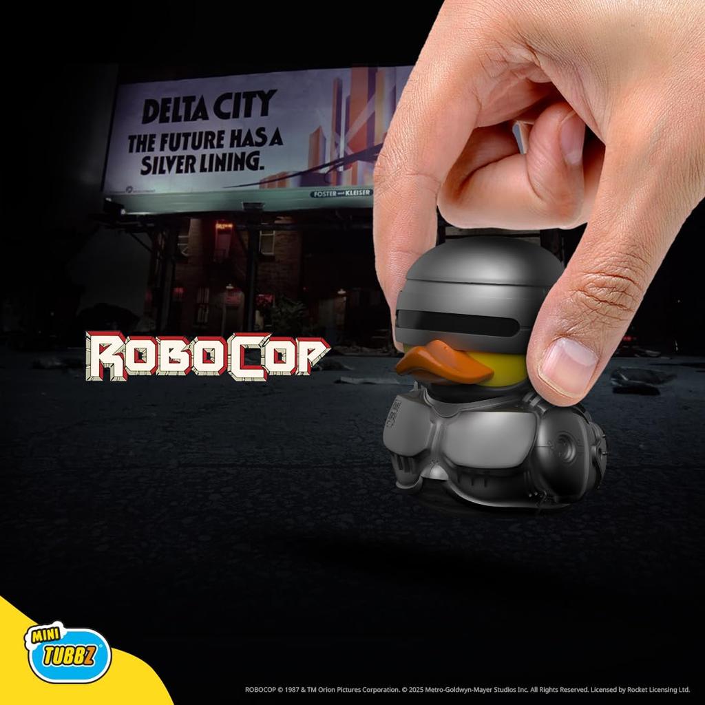 TUBBZ Robocop Cosplay Rubber Duck Vinyl Figure Mini