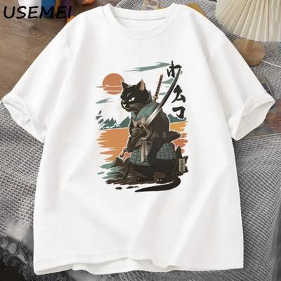 Plus-size T-shirts for Men and Women with Printed Patterns, Cotton Clothing, Casual Short-sleeved Round-neck T-shirts(3)