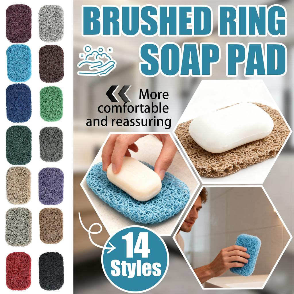 New PVC Soap Mat SOAP SAVERanti-mildew Anti-slip Drainmat Simplewashbasin Bathroom